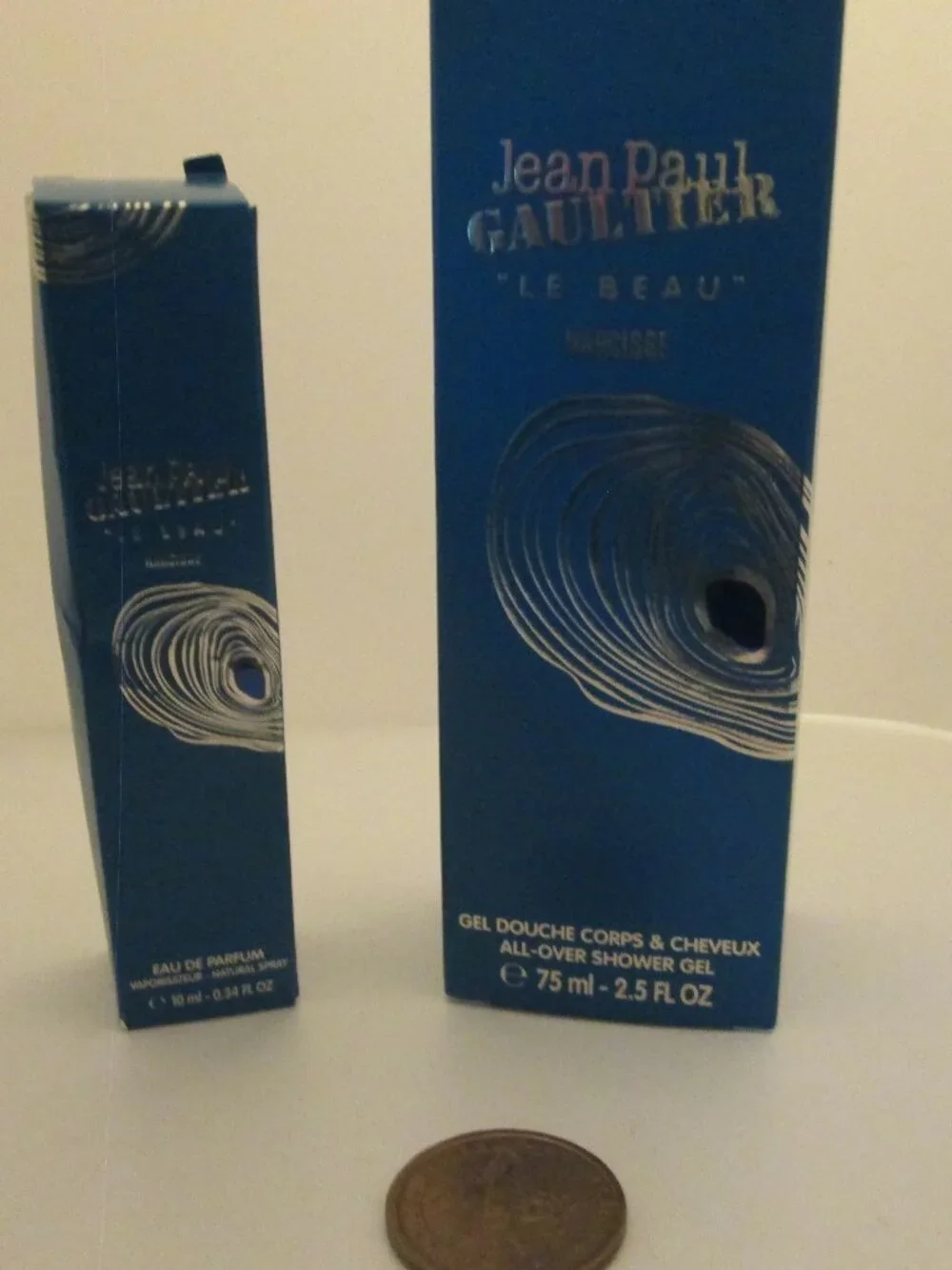 New Jean Paul Gaultier Le Beau Narcisse Shower Gel & travel size New in boxes
